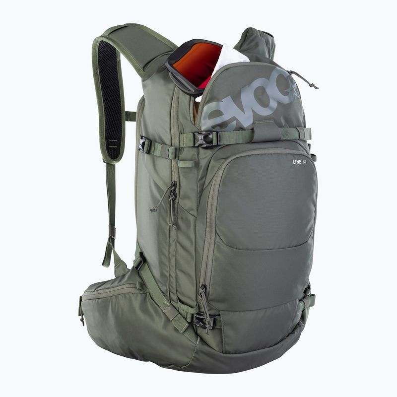 Рюкзак для скітуру EVOC Line 30 l dark olive 4