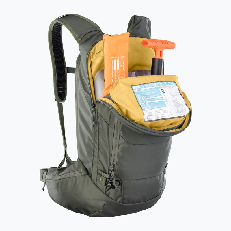 Рюкзак для скітуру EVOC Line 20 l dark olive 7
