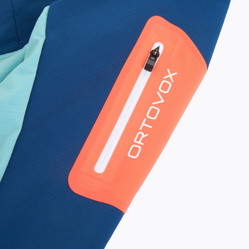 Куртка софтшел жіноча ORTOVOX Berrino Hooded блакитна 6027700007 3