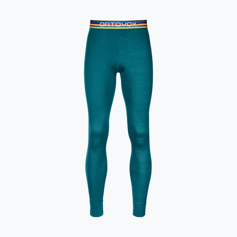 Термоштани чоловічі ORTOVOX 185 Rock'N'Wool Long зелені 8418200009