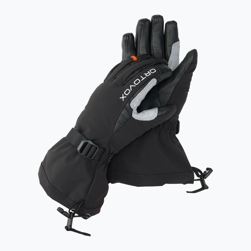 Рукавиці гірськолижні чоловічі ORTOVOX Merino Mountain black raven