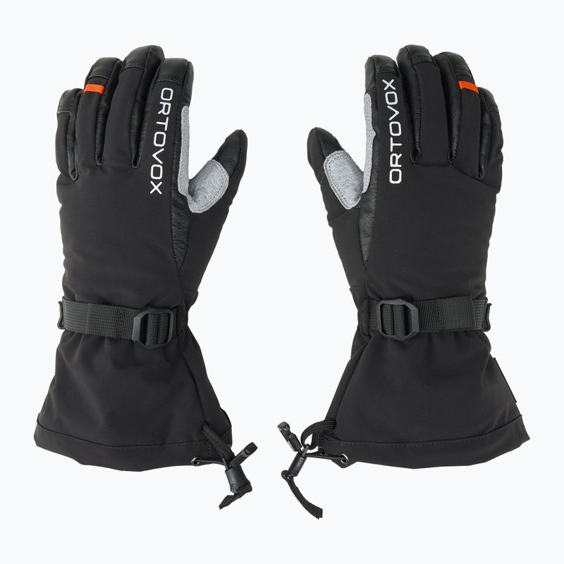 Рукавиці гірськолижні чоловічі ORTOVOX Merino Mountain black raven 3