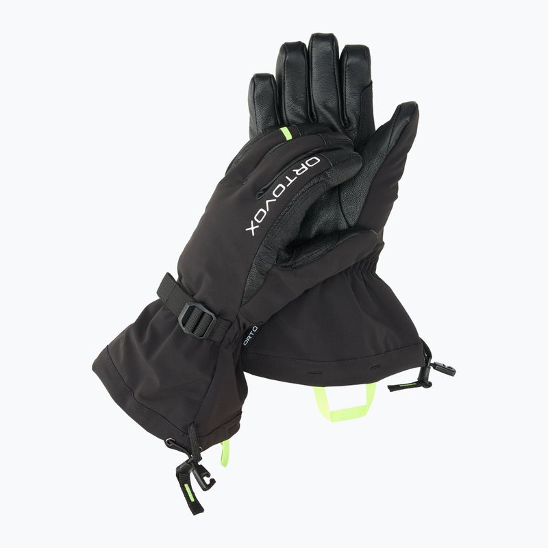 Рукавиці гірськолижні чоловічі ORTOVOX Merino Mountain black raven