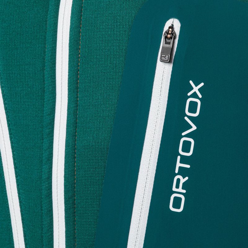 Кофта трекінгова чоловіча Ortovox Fleece Grid коричнева 87212 3