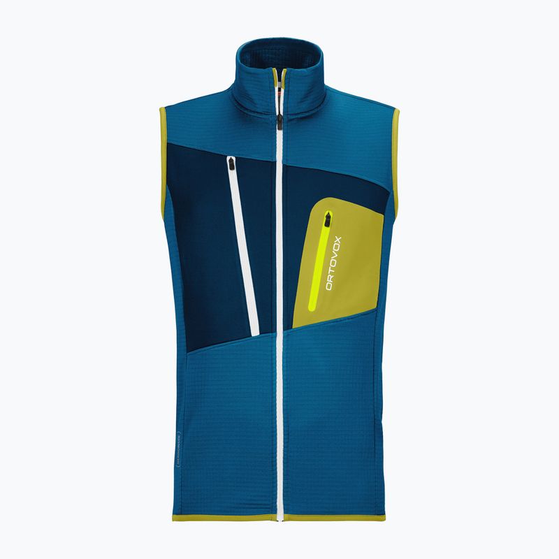 Жилет чоловічий ORTOVOX Fleece Grid Vest heritage blue