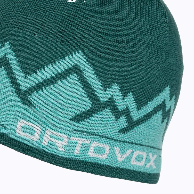 Шапка трекінгова ORTOVOX Peak pacific green 4