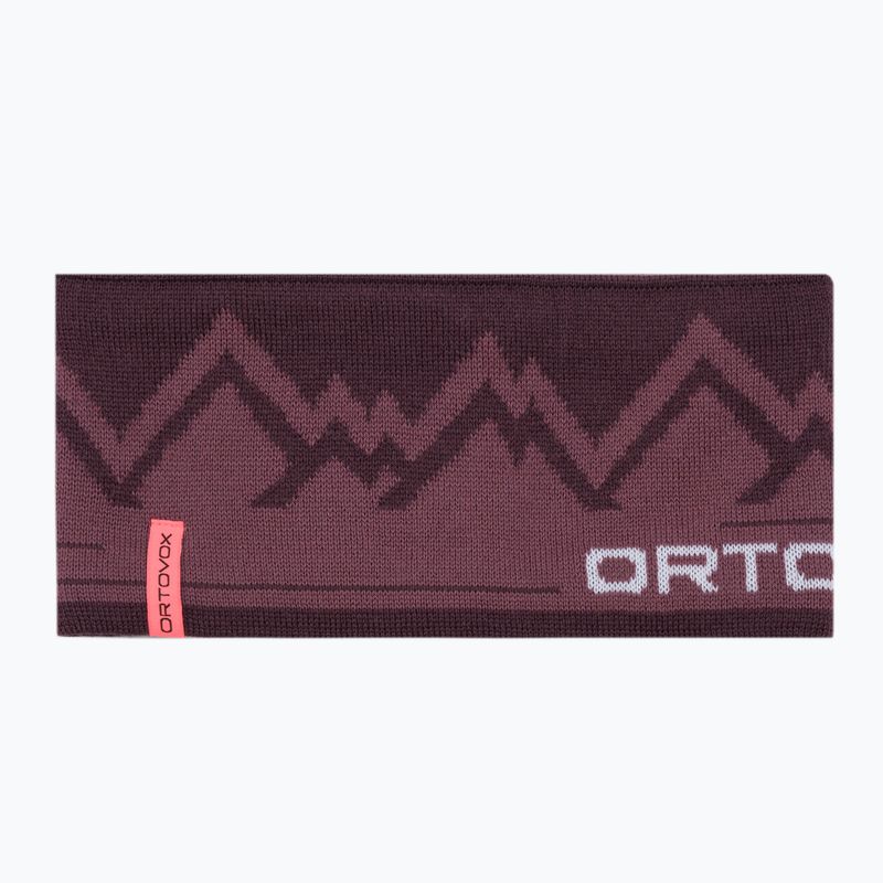 Пов'язка на голову ORTOVOX Peak бордова 68036 2