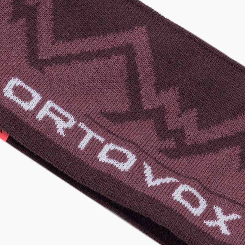 Пов'язка на голову ORTOVOX Peak бордова 68036 3