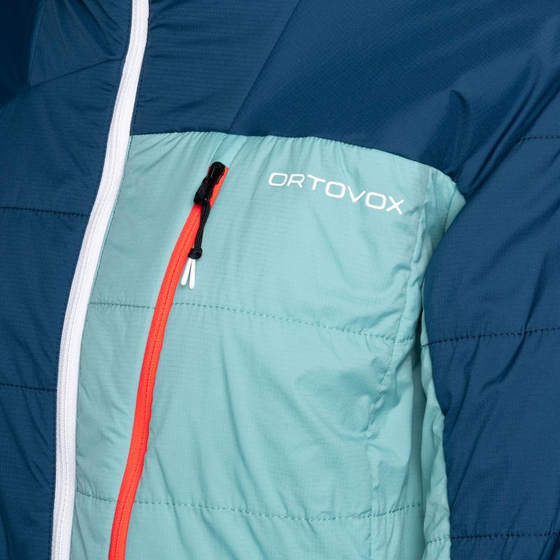 Куртка гібридна жіноча ORTOVOX Swisswool Piz Duan блакитна 6122700037 3