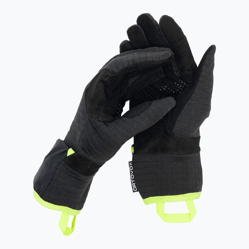 Рукавиці для скітуру чоловічі ORTOVOX Fleece Grid Cover black raven
