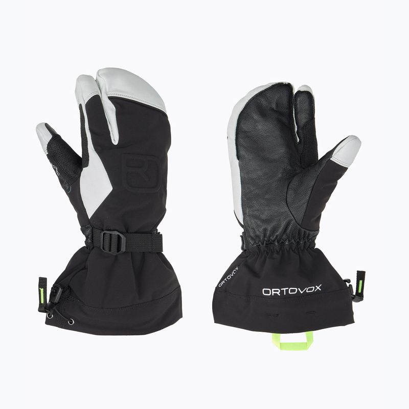 Рукавиці гірськолижні чоловічі ORTOVOX Merino Freeride 3 Finger black