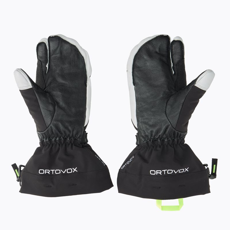 Рукавиці гірськолижні чоловічі ORTOVOX Merino Freeride 3 Finger black 2