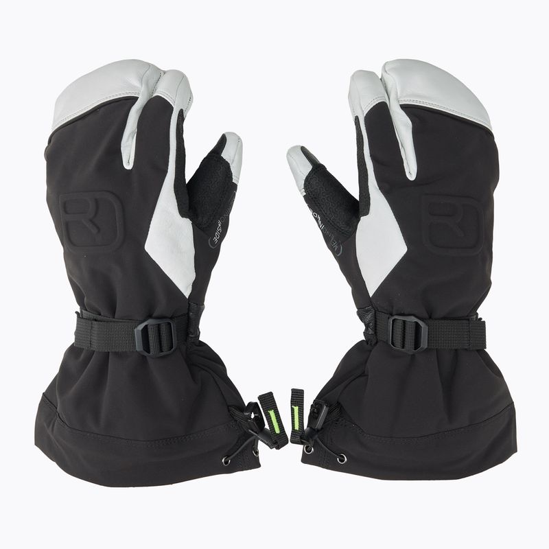 Рукавиці гірськолижні чоловічі ORTOVOX Merino Freeride 3 Finger black 3