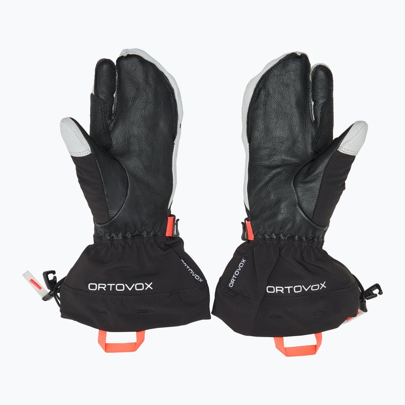 Рукавиці гірськолижні жіночі ORTOVOX Merino Freeride 3 Finger black raven 2