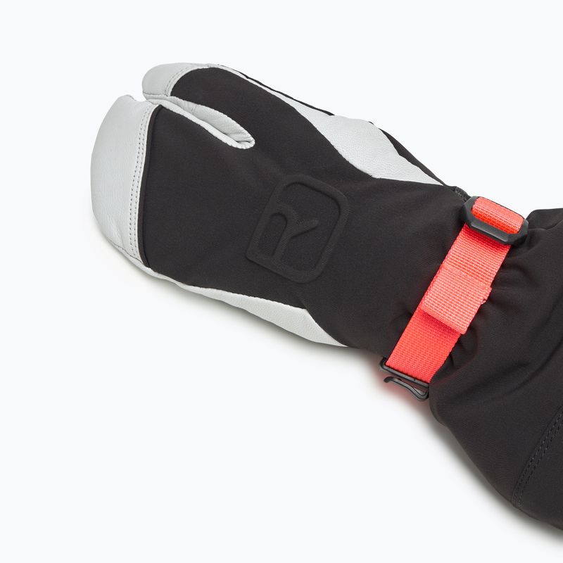 Рукавиці гірськолижні жіночі ORTOVOX Merino Freeride 3 Finger black raven 4