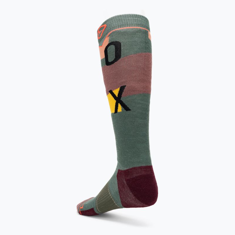 Шкарпетки лижні  жіночі ORTOVOX Freeride Long Socks Cozy wild herbs 2