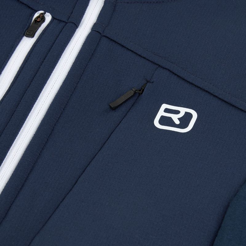 Жіноча толстовка ORTOVOX з флісовою сіткою глибокий океан 3