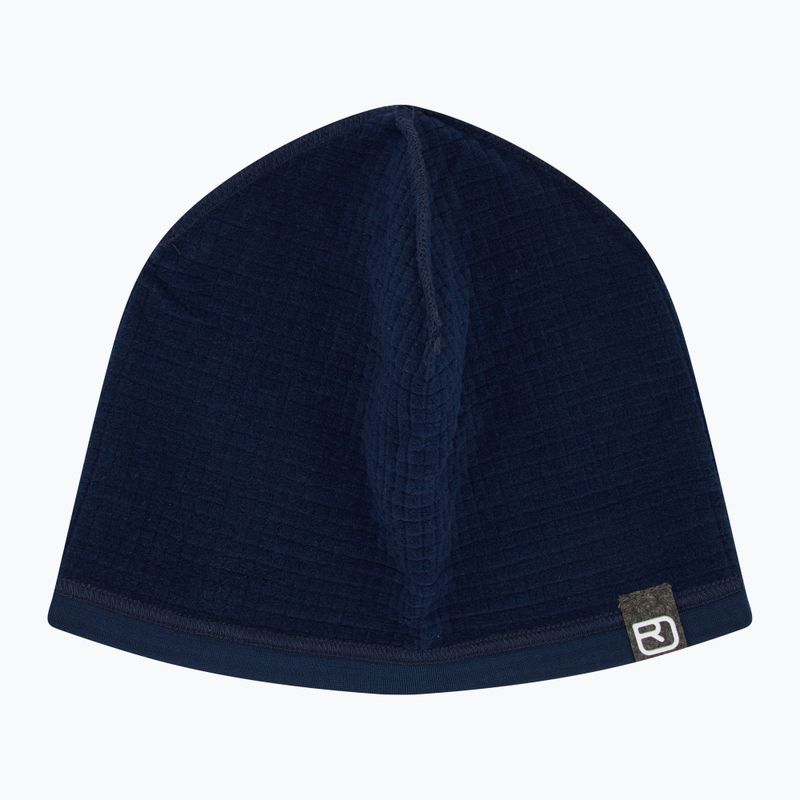Шапка зимова ORTOVOX Fleece Grid deep ocean 4