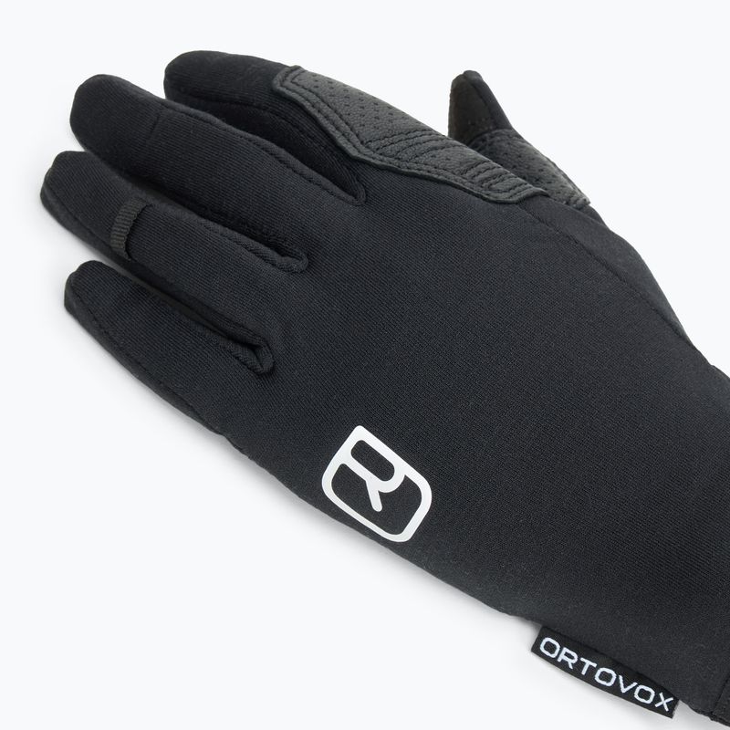 Рукавиці гірські чоловічі ORTOVOX Fleece Light black raven 5