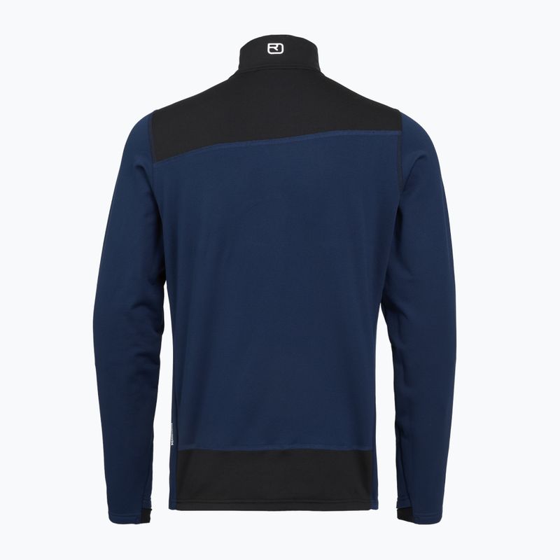 Кофта чоловіча ORTOVOX Fleece Light deep ocean 2