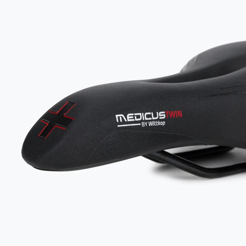 Сідло для велосипеда  Wittkop Medicus Twin 1.0 чорне WT-999051201 5