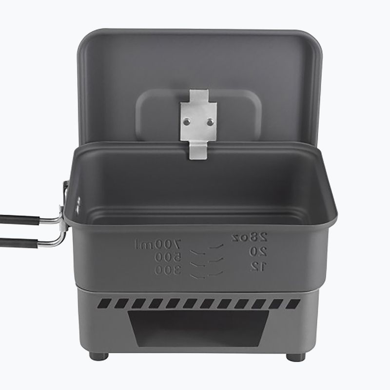 Коплект для приготування їжі Esbit Solid Fuel Cookset For 14G And 27G Solid Fuel 1100 ml aluminium 2