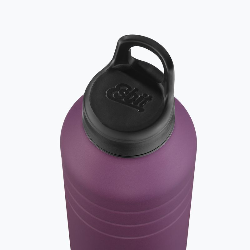 Пляшка туристична Esbit Majoris Stainless Steel Drinking Bottle 1000 ml aubergine 2