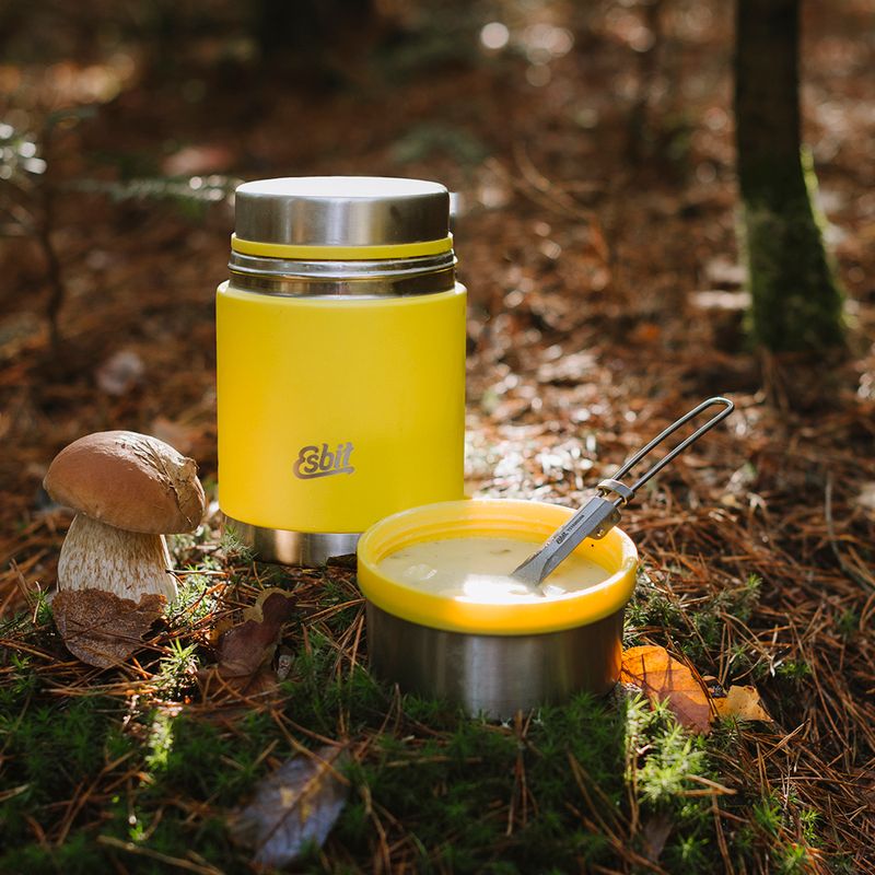 Термос для їжі Esbit Sculptor Stainless Steel Food Jug 500 ml sunshine yellow 8