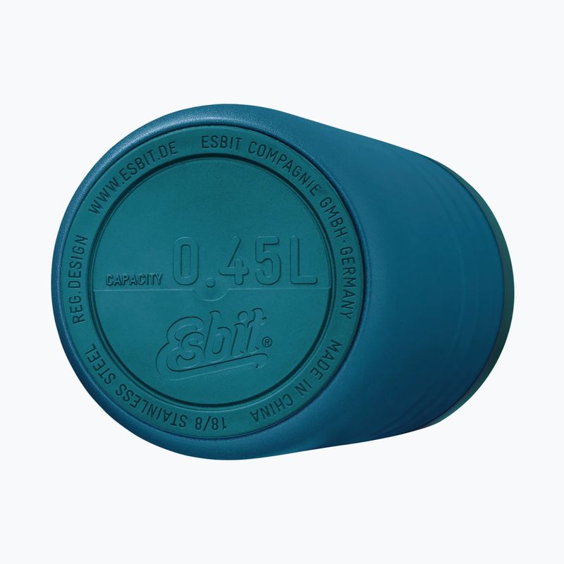 Термокружка Esbit Majoris Stainless Steel Thermo Mug With Flip Top 450 мл polar blue 4