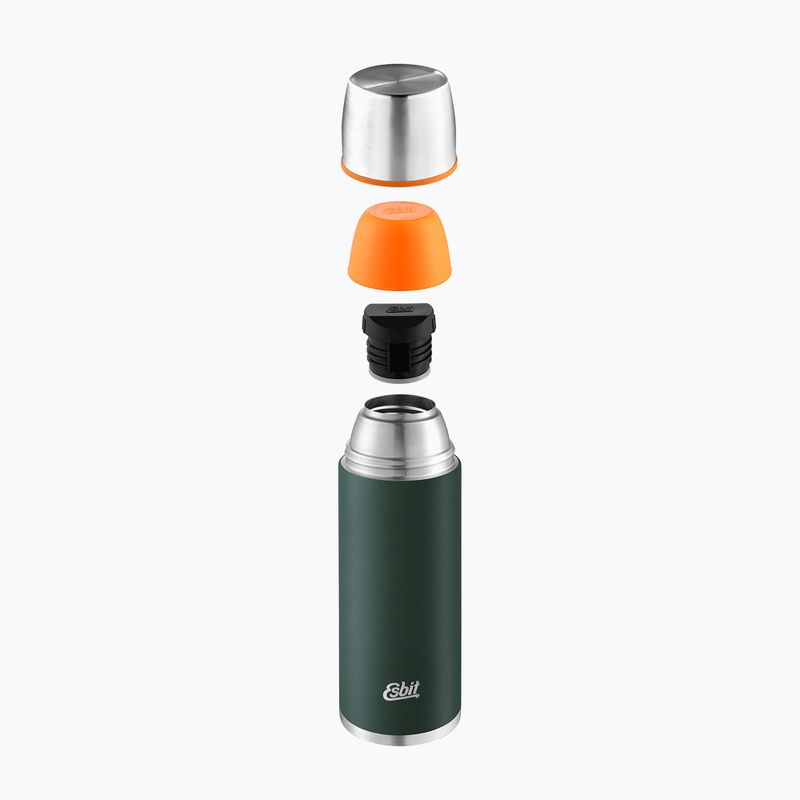 Термос Esbit Stainless Steel Vacuum Flask 1000 мл forest green 2