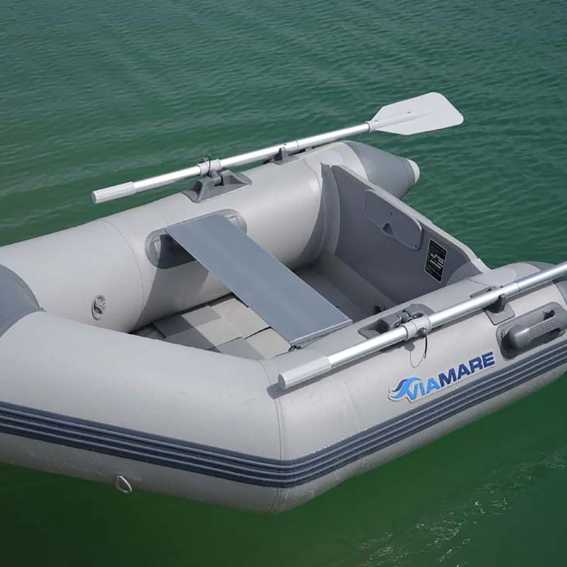 Човен надувний 2-місний Viamare 190 Slat сірий 1126157 3