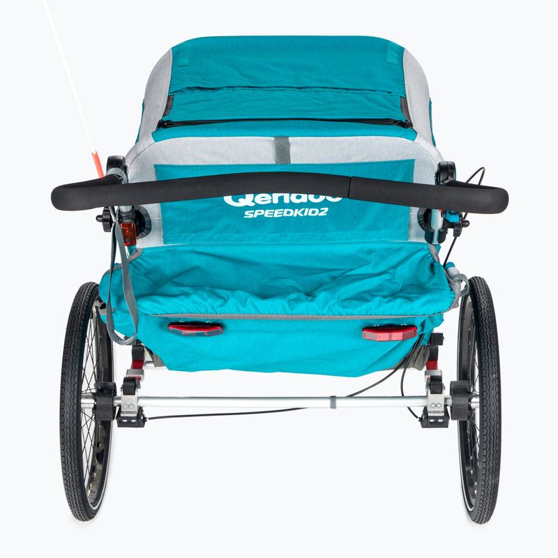 Причіп велосипедний двомісний Qeridoo Speedkid2 блакитний Q-SK2-21-P 5