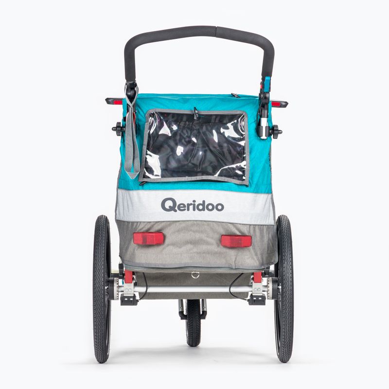 Причіп велосипедний одномісний Qeridoo Sportrex1 блакитний Q-SR1-21-P 4