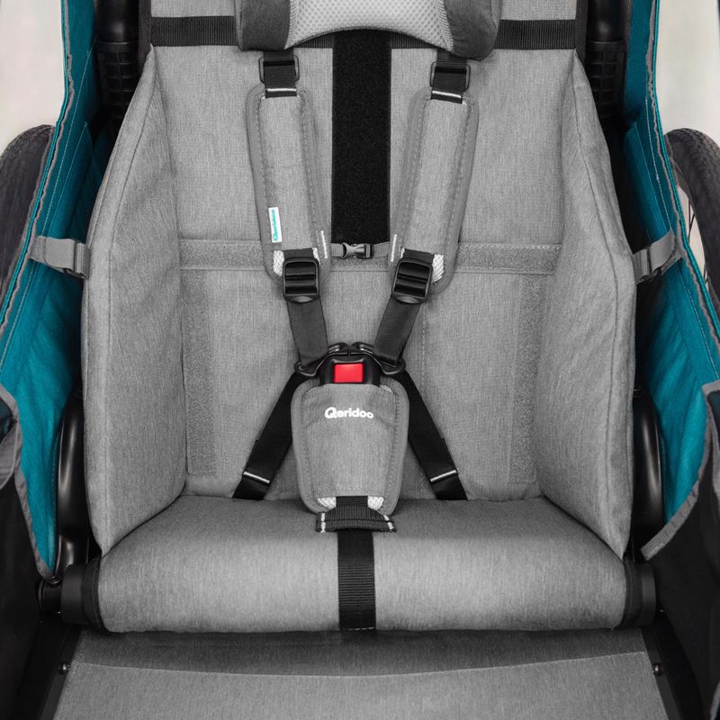 Причіп велосипедний одномісний Qeridoo Sportrex1 блакитний Q-SR1-21-P 9