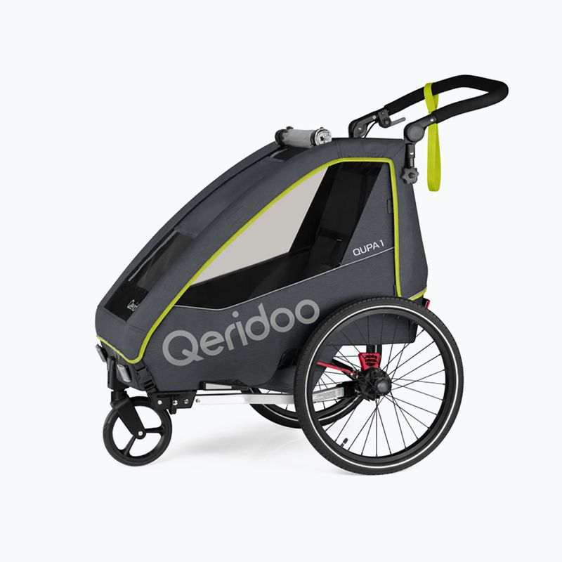 Причіп велосипедний Qeridoo Qupa 1 lime