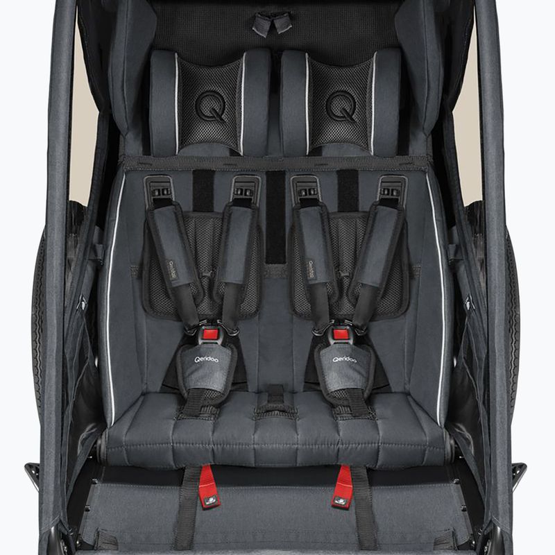 Велосипедний причеп Qeridoo Kidgoo 2 dark navy/blue 7