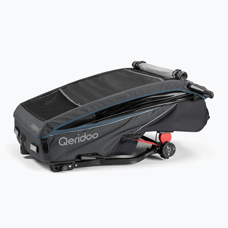 Велосипедний причеп Qeridoo Kidgoo 2 dark navy/blue 2
