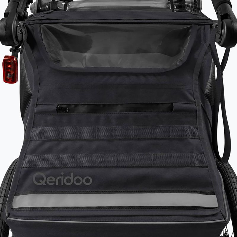 Причіп велосипедний Qeridoo Kidgoo 2 phantom grey 6