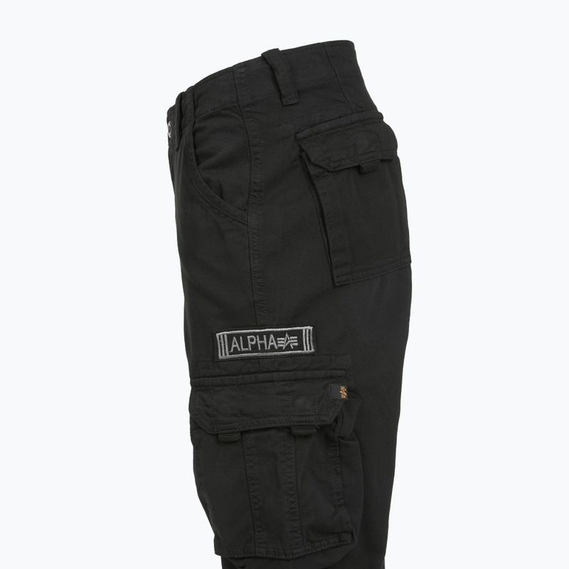 Штани чоловічі Alpha Industries Jet black 4