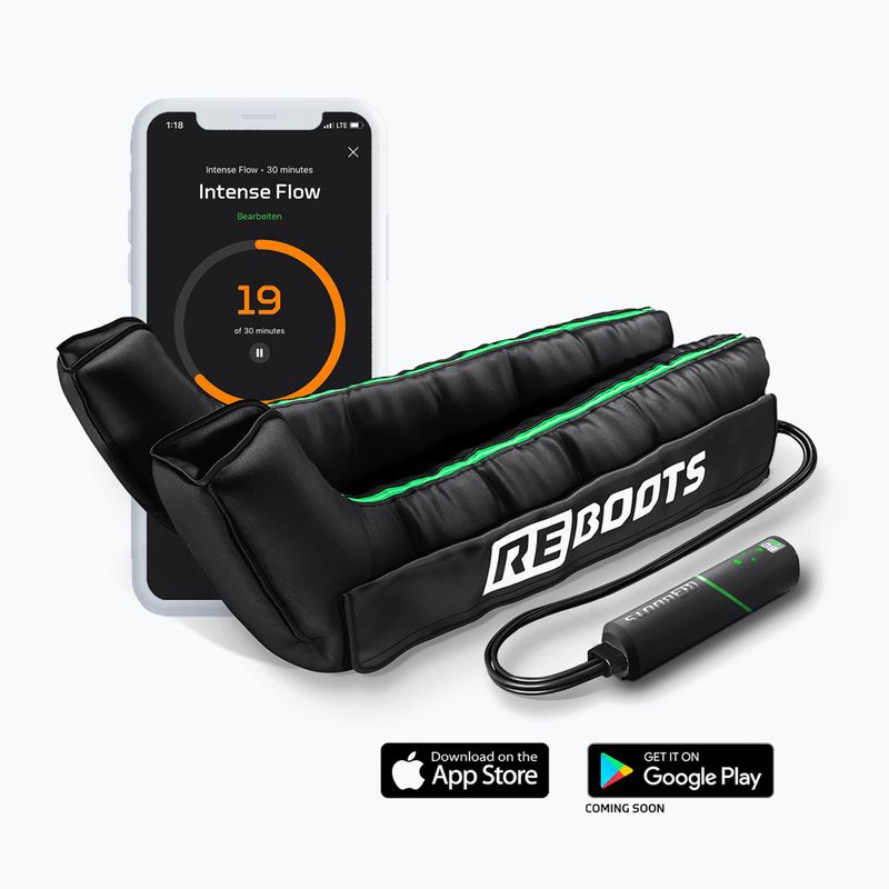 Штани для лімфодренажу REBOOTS Go Lite black/white/green 2