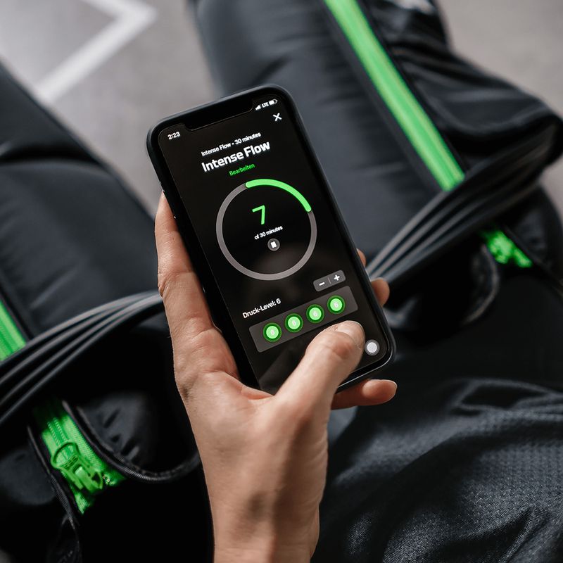 Штани для лімфодренажу REBOOTS Go Lite black/white/green 10