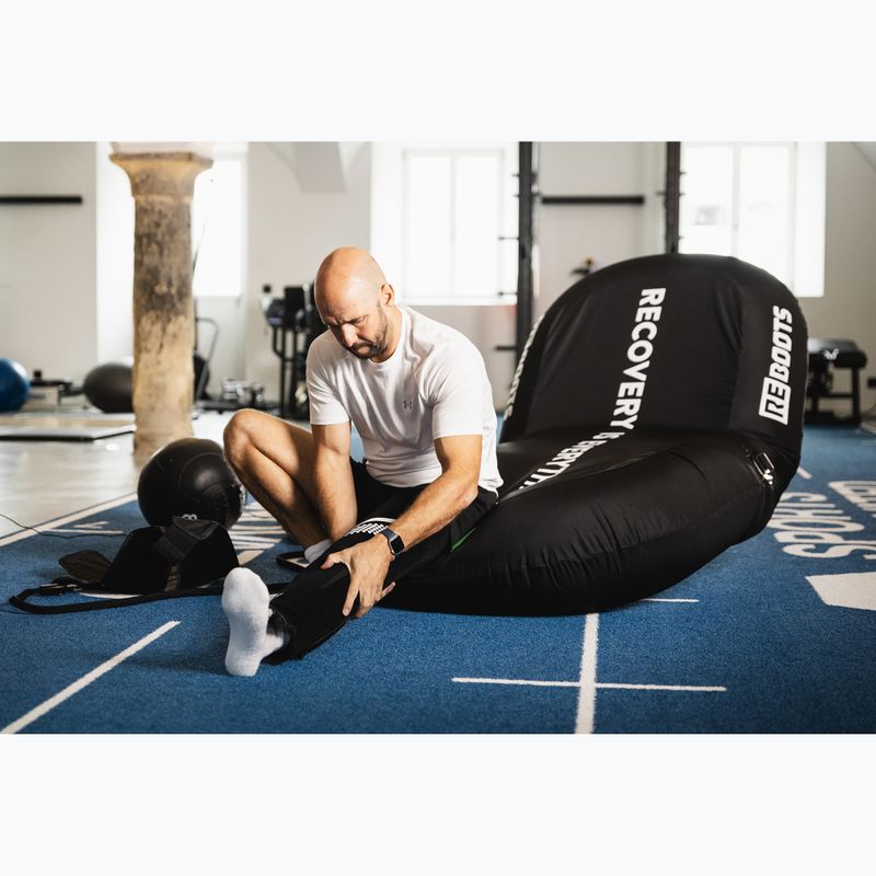 Манжета для кріотерапії з компресією REBOOTS Leg black 3