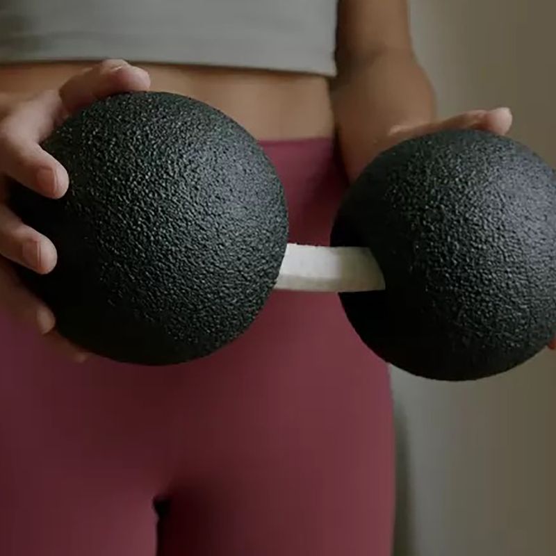 Подвійний масажний м'яч BLACKROLL Duoflex 12 black 6