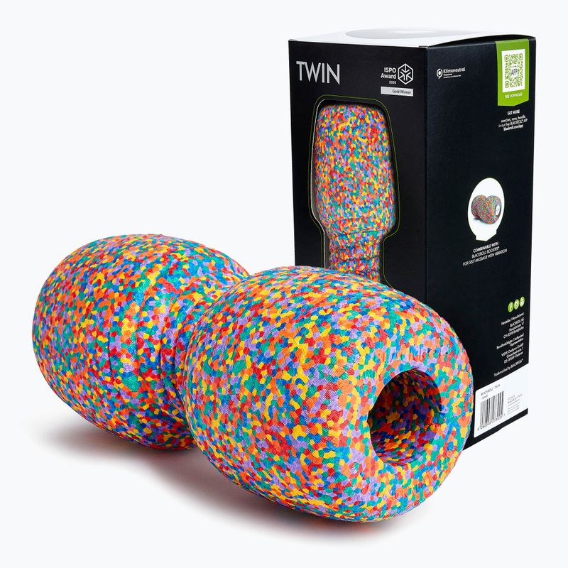 Ролик для масажу BLACKROLL Twin rainbow 2