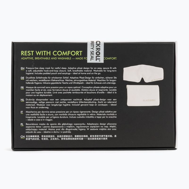 Пов'язка на очі BLACKROLL Premium Comfort Sleep off white 4