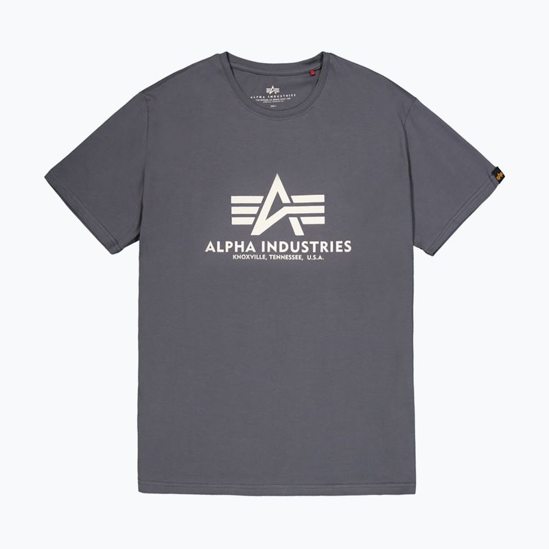 Футболка чоловіча Alpha Industries Basic greyblack 8