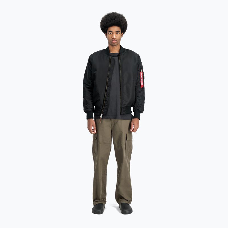 Куртка чоловіча Alpha Industries MA-1 VF 59 Long Vintage Fit black 2