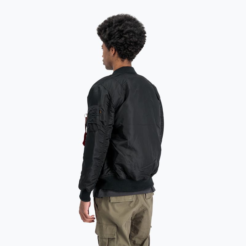 Куртка чоловіча Alpha Industries MA-1 VF 59 Long Vintage Fit black 3