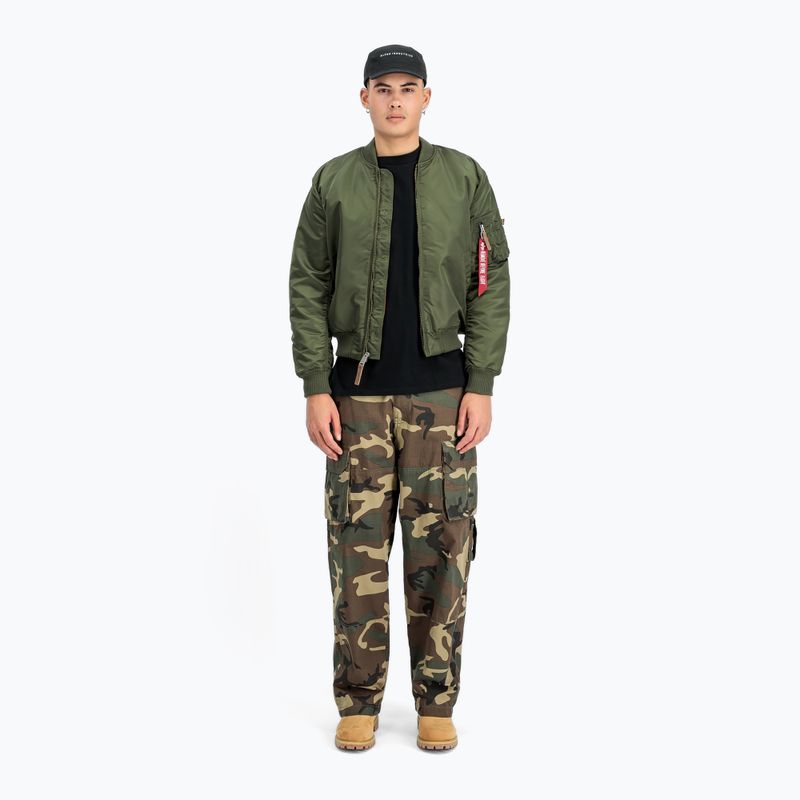 Куртка чоловіча Alpha Industries MA-1 VF 59 Vintage Fit Bomber dark green 2