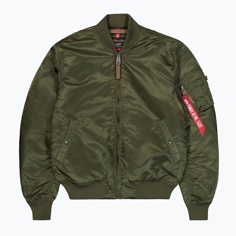 Куртка чоловіча Alpha Industries MA-1 VF 59 Vintage Fit Bomber dark green 6